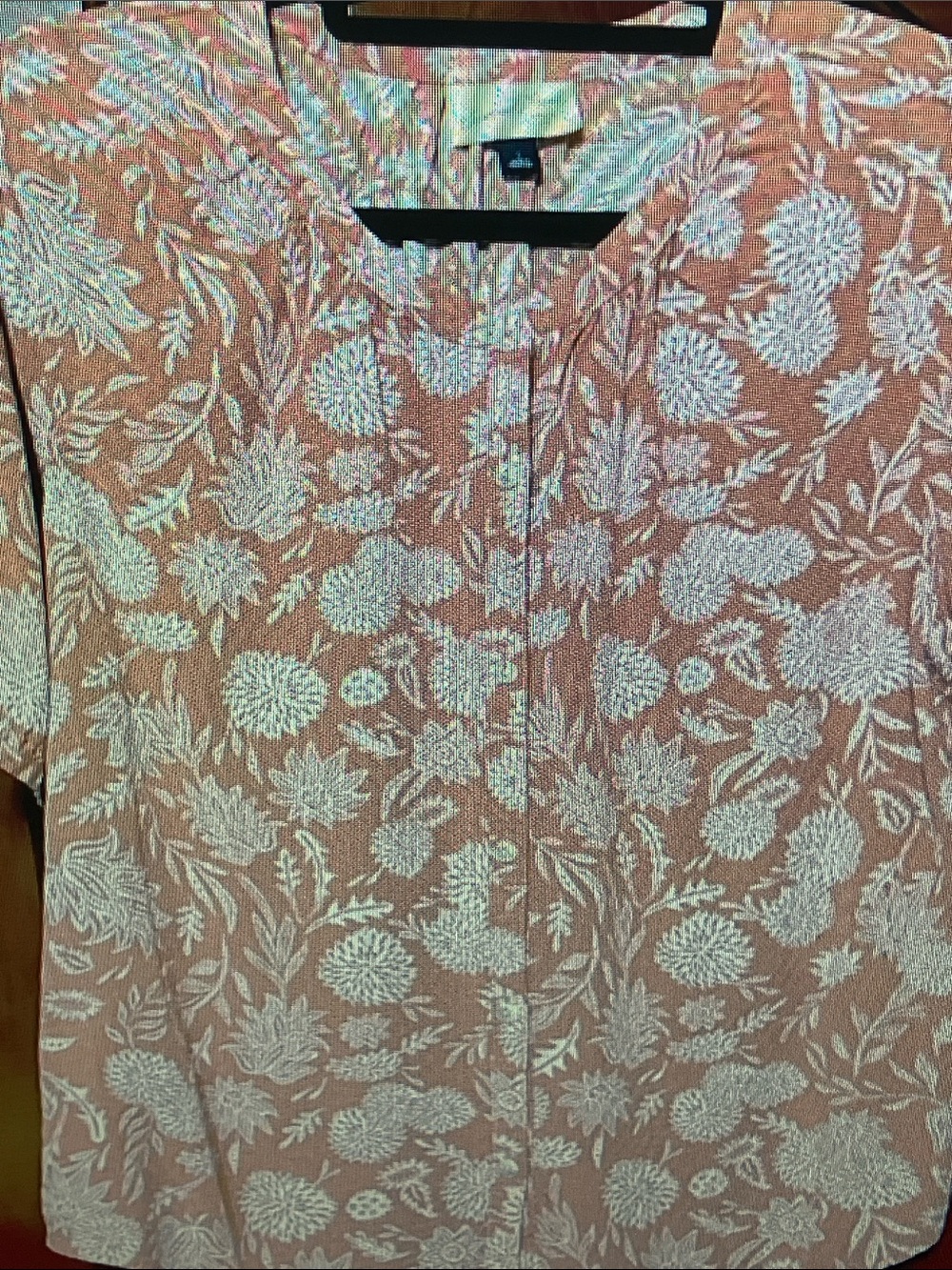 Universal Thread Pink Floral Button-Down Shirt